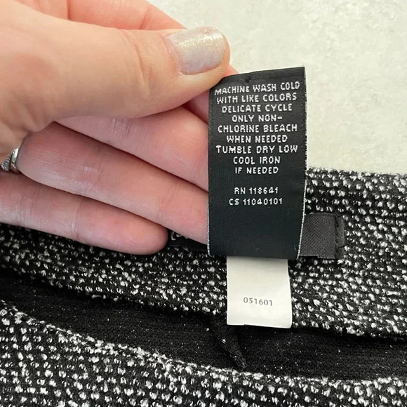 Lane Bryant/ Tweed-like  long sleeved top/ Vegan leather accents/ Size US 20 - Picture 4 of 6